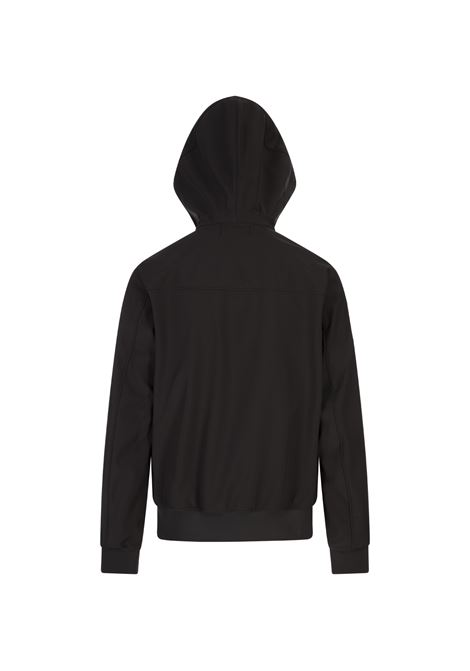 Giacca Con Cappuccio Blu In LIGHT SOFT SHELL-R_e.dye® TECHNOLOGY, RECYCLED POLYESTER STONE ISLAND | K1S154100090-S0A22V0020